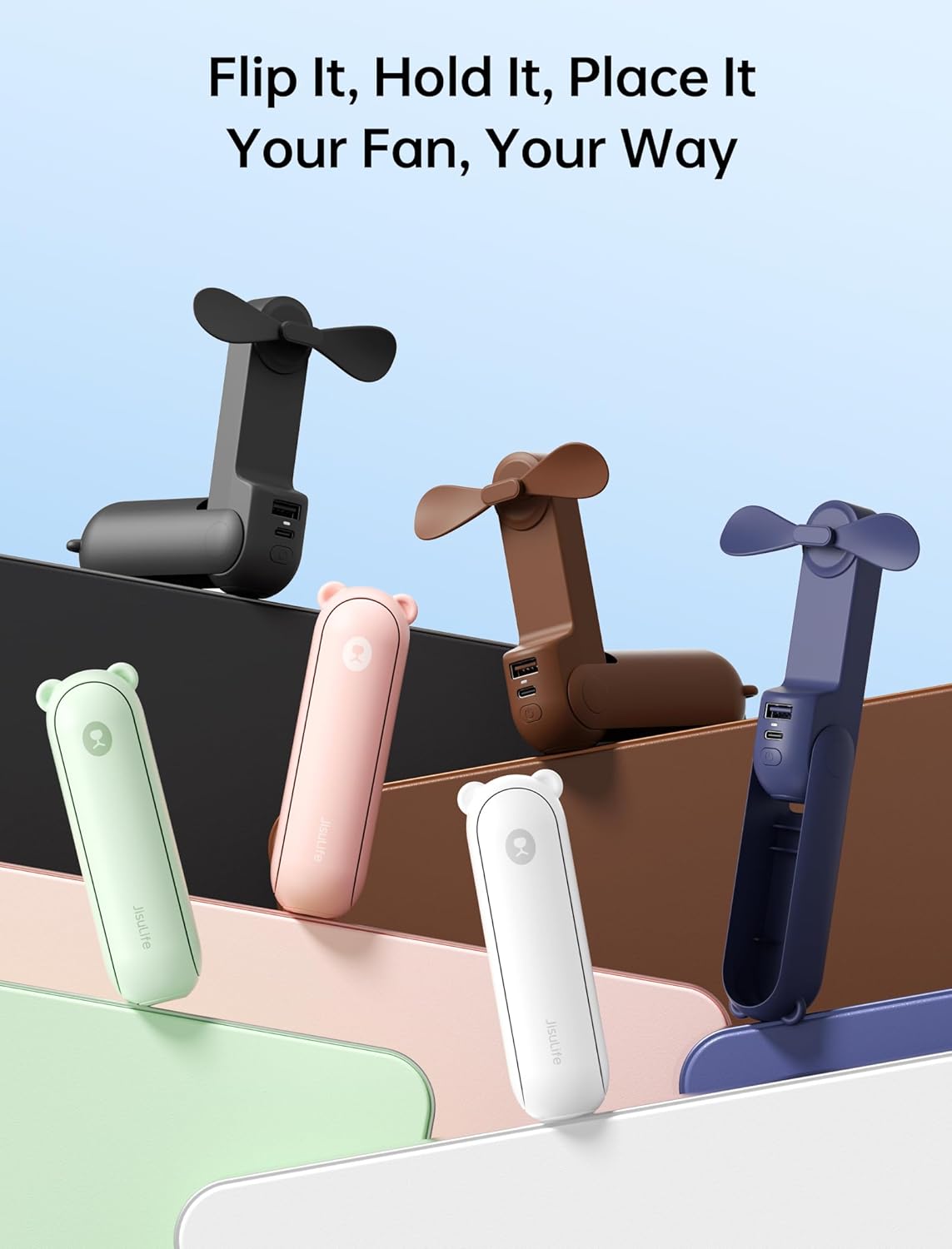 JISULIFE Handy Trio Fan