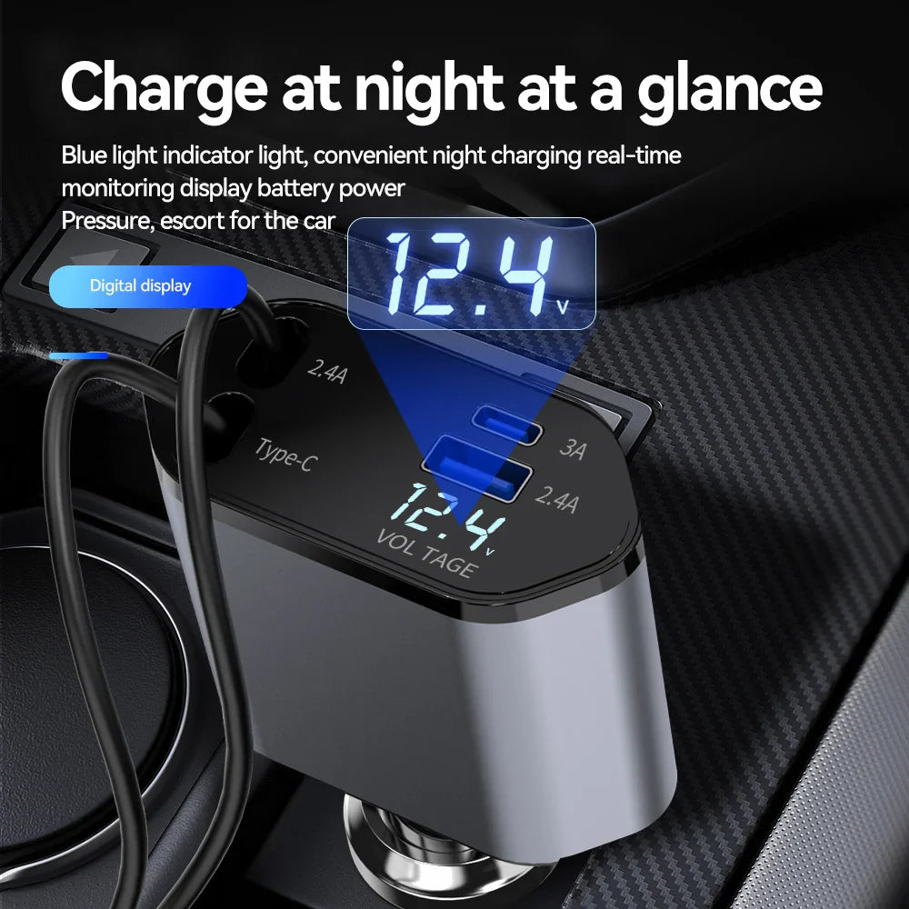 Ultimate 4-in-1 Car Charger