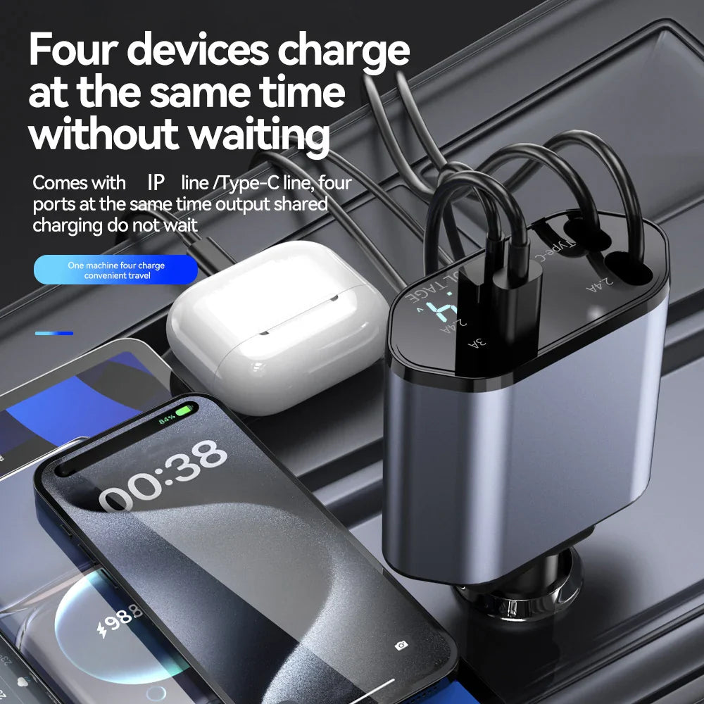 Ultimate 4-in-1 Car Charger