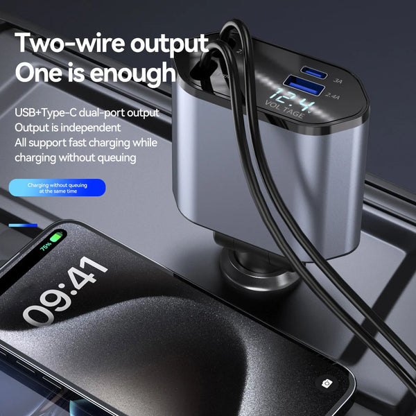Ultimate 4-in-1 Car Charger