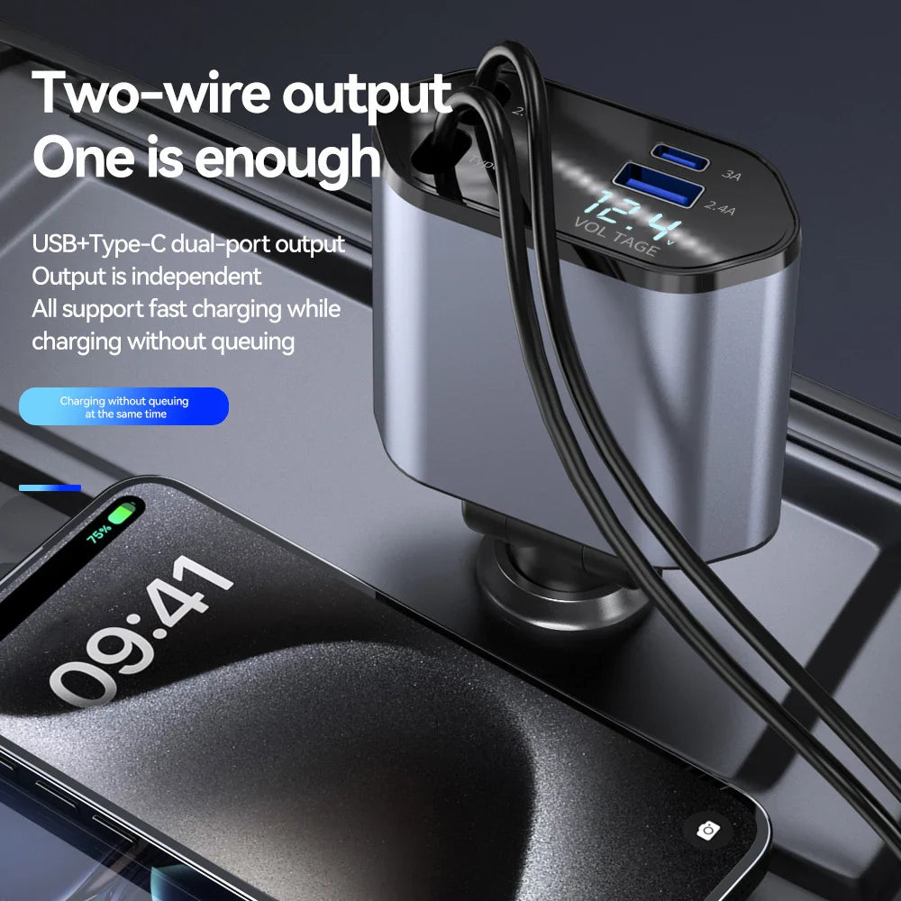 Ultimate 4-in-1 Car Charger