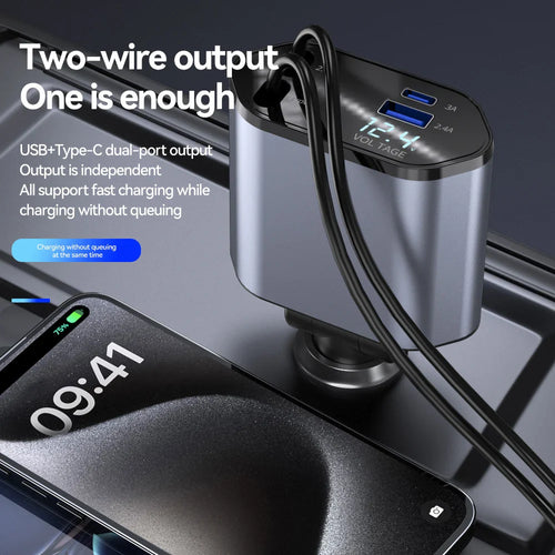 Ultimate 4-in-1 Car Charger